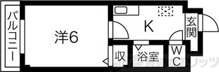 ラグーン関大前の物件間取画像